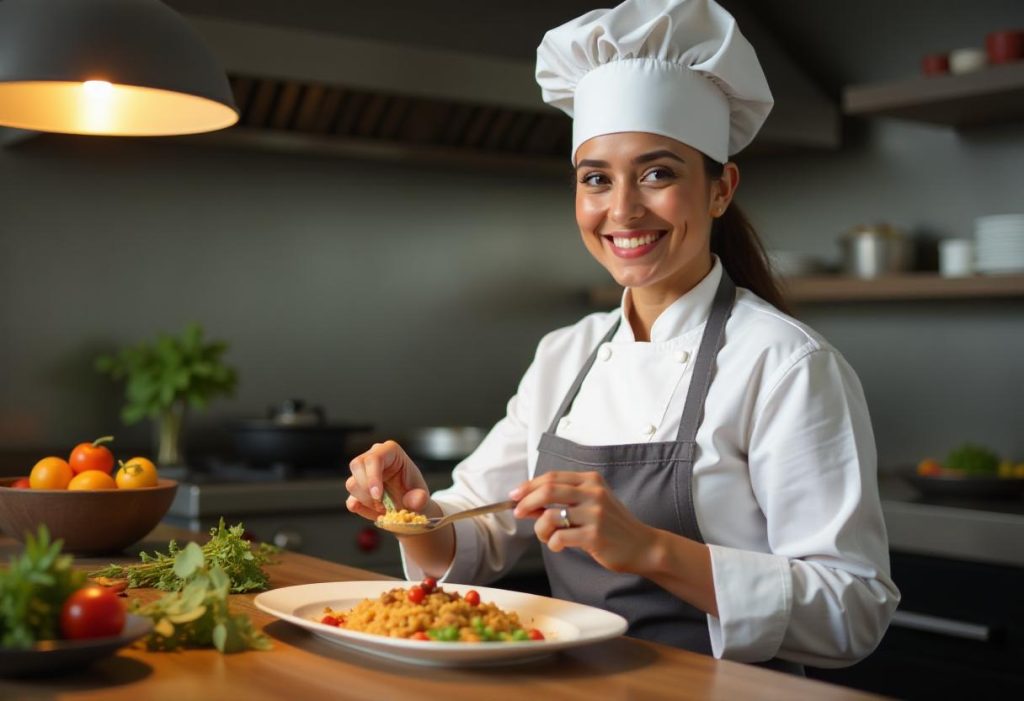 pikaso texttoimage Steps to Becoming a Professional Chef in India wom