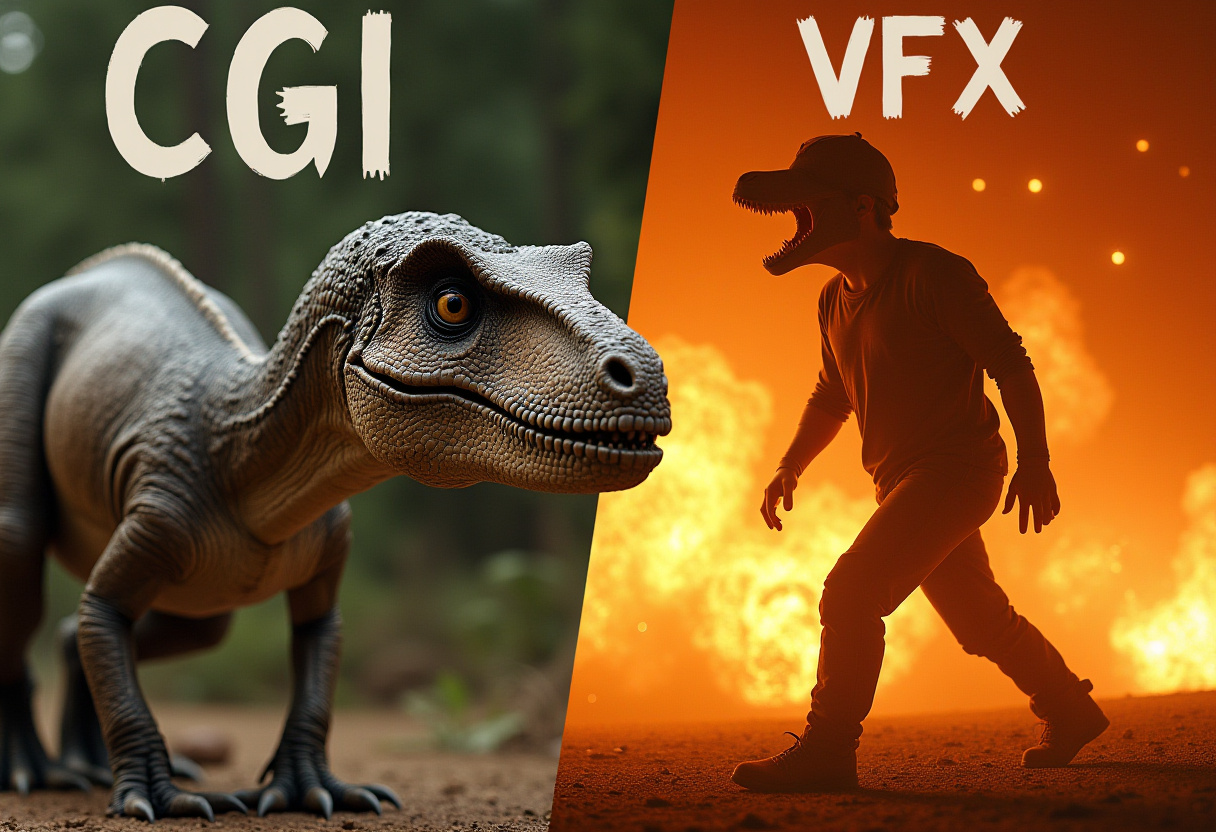 difference between cgi and vfx