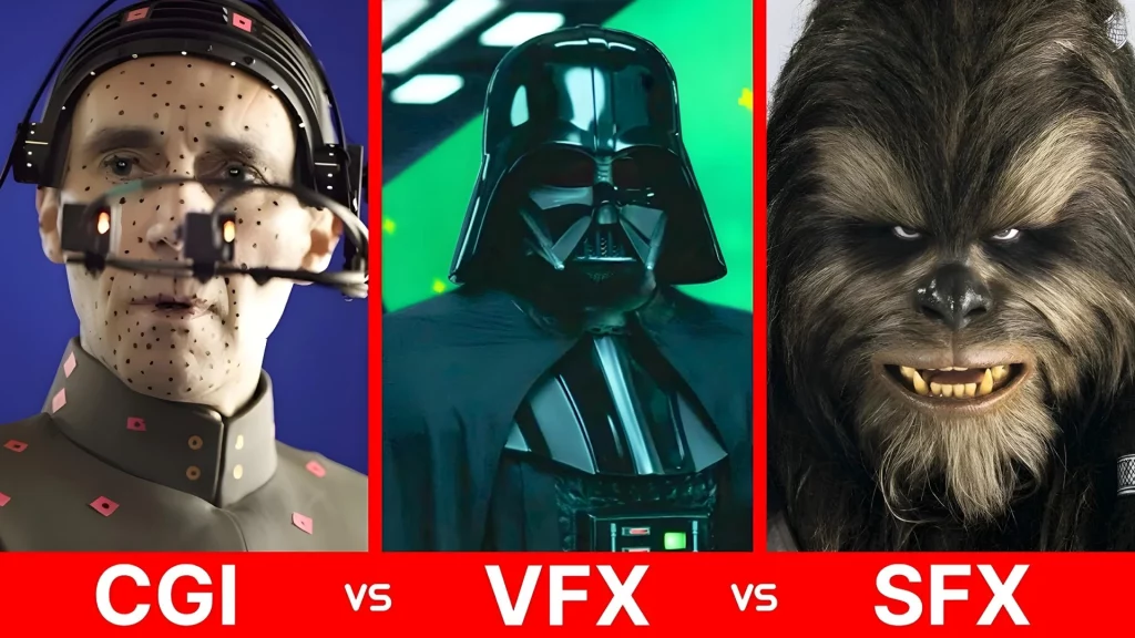 VFX vs. CGI vs. SFX