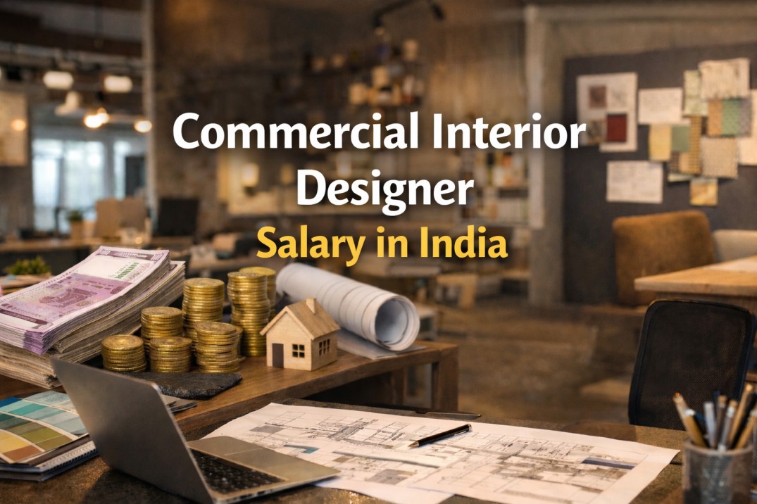 Commercial Interior Designer Salary in India