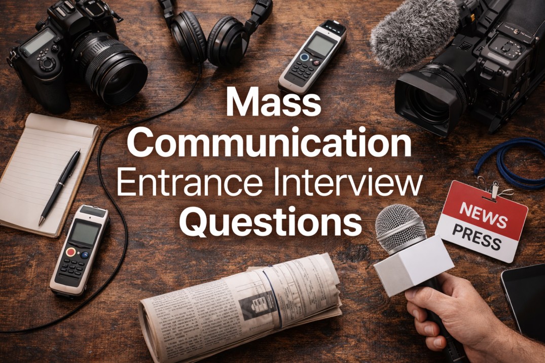 Mass Communication Entrance Interview Questions