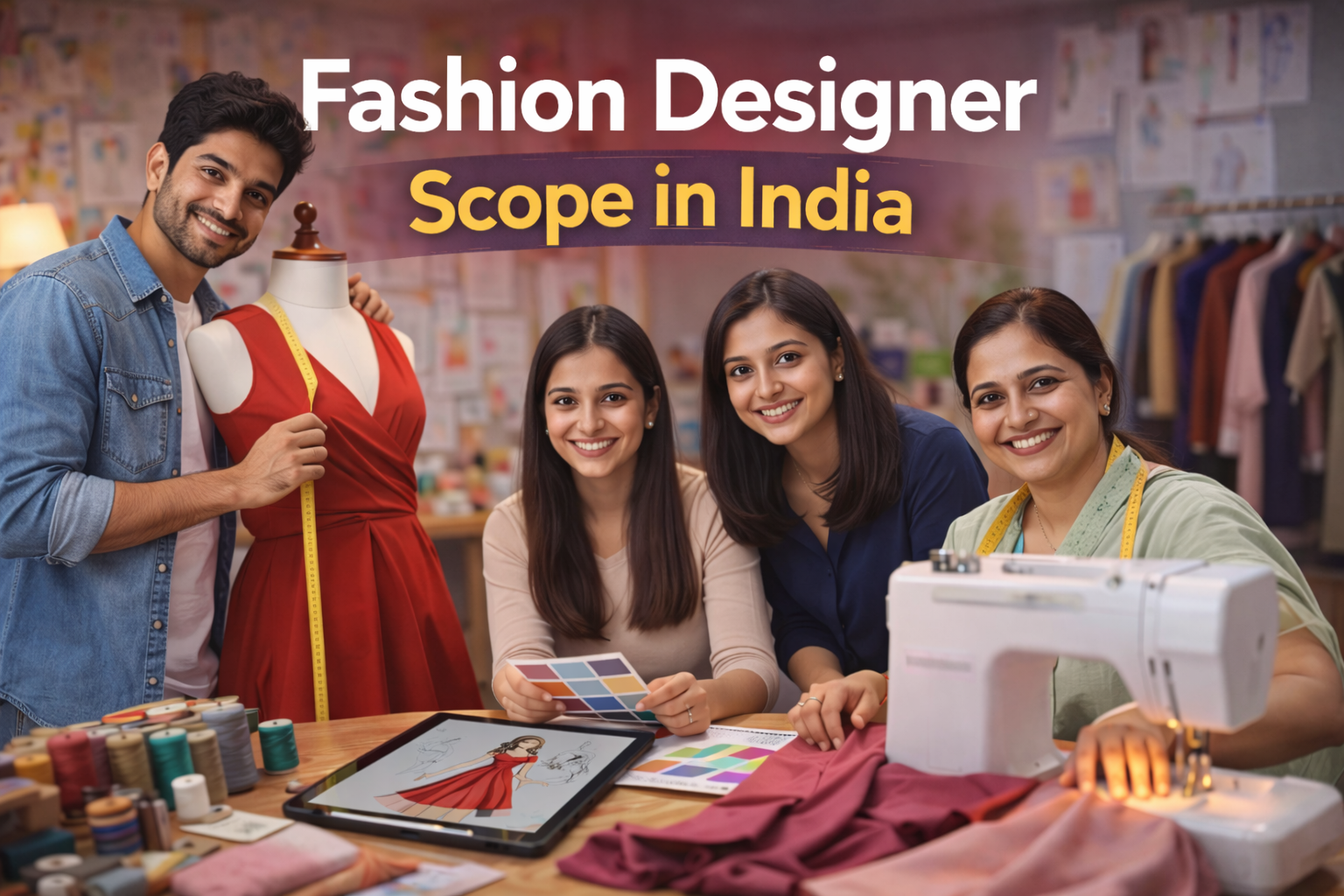 Fashion Designer Scope in India