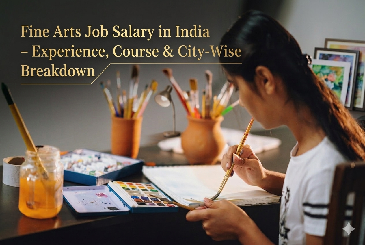 Fine Arts Job Salary in India – Experience, Course & City-Wise Breakdown