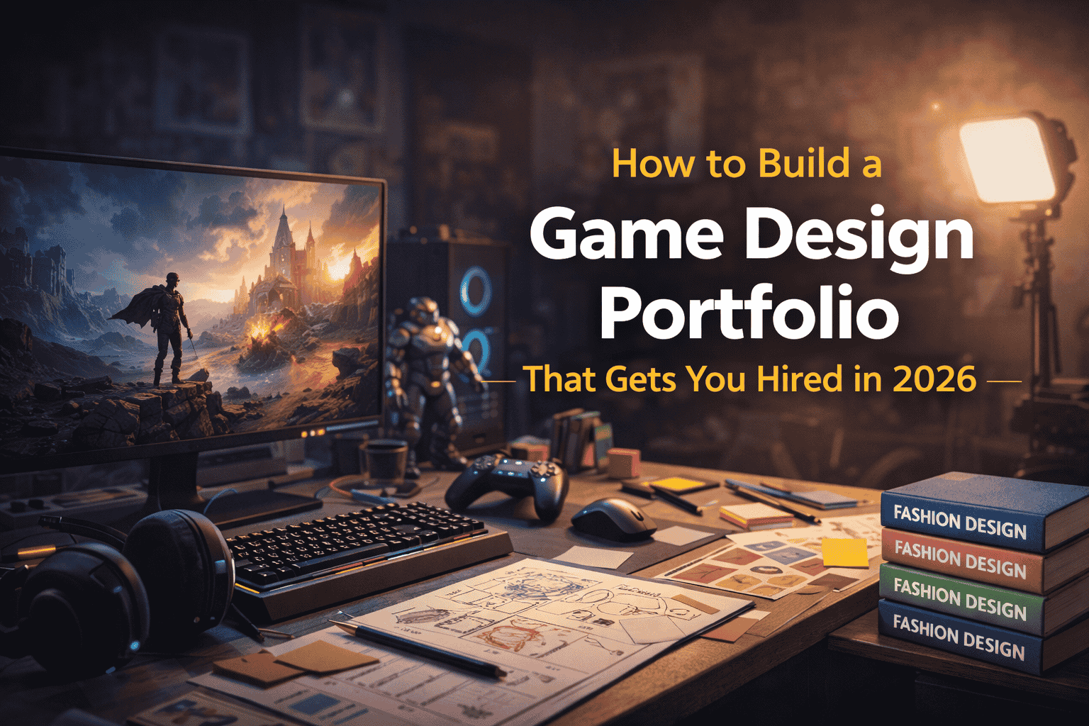 How to Build a Game Design Portfolio That Gets You Hired in 2026