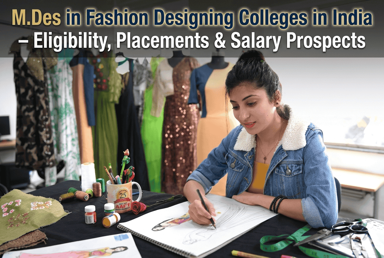 M.Des in Fashion Designing Colleges in India – Eligibility, Placements & Salary Prospects