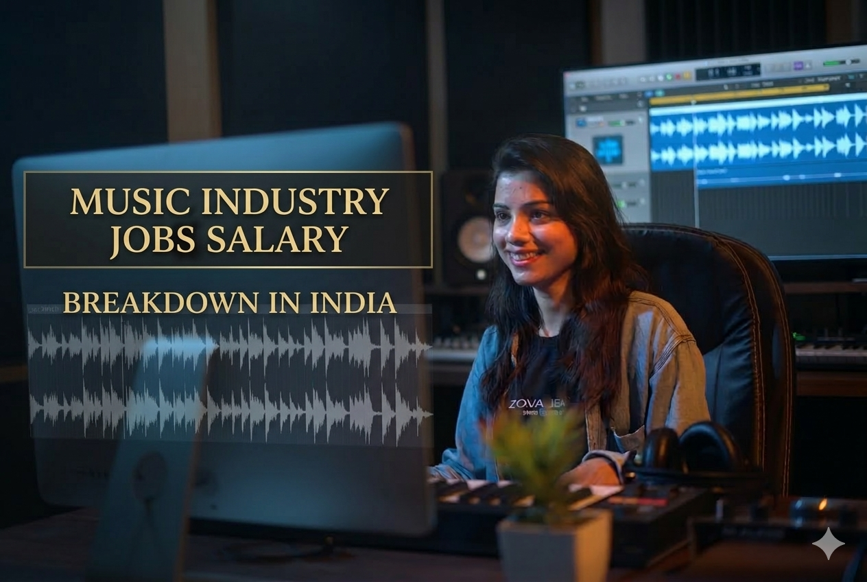 Music Industry Jobs Salary Breakdown in India Education, Freshers & Experienced Pay