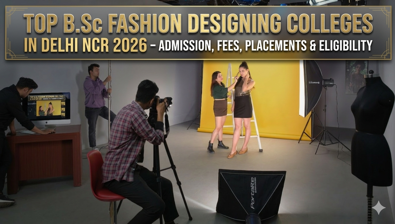 Top B.Sc Fashion Designing Colleges in Delhi NCR 2026 – Admission, Fees, Placements & Eligibility