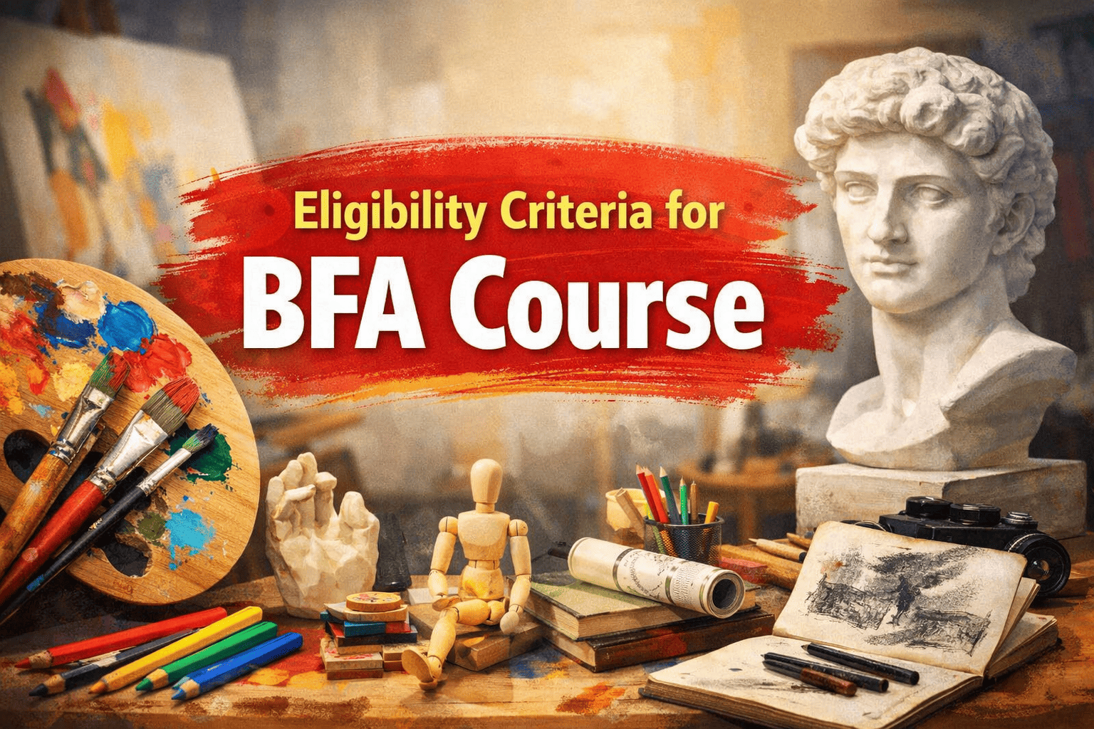 BFA course eligibility and art essentials 1